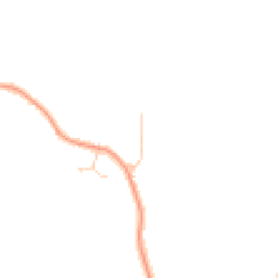 Daytime road noise heatmap for MK41 0LH