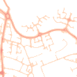 Daytime road noise heatmap for MK41 0QH
