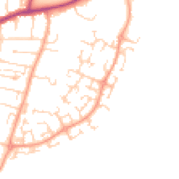 Daytime road noise heatmap for MK41 0TQ