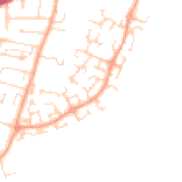 Daytime road noise heatmap for MK41 0UG