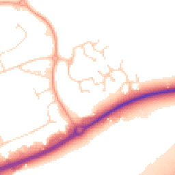 Daytime road noise heatmap for MK41 0UY