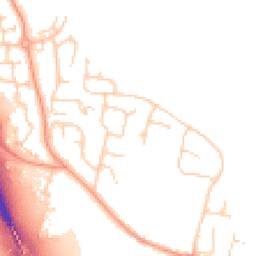 Daytime road noise heatmap for MK41 6DA
