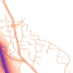 Daytime road noise heatmap for MK41 6DE