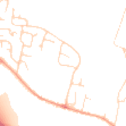 Daytime road noise heatmap for MK41 6ED