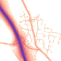 Daytime road noise heatmap for MK41 6GJ