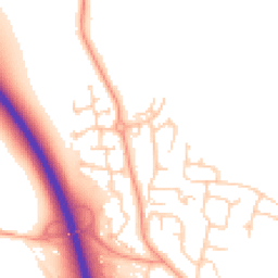 Daytime road noise heatmap for MK41 6HH