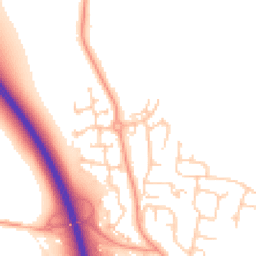 Daytime road noise heatmap for MK41 6HP