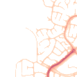 Daytime road noise heatmap for MK41 7AT
