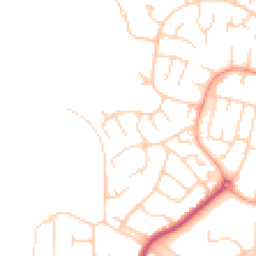 Daytime road noise heatmap for MK41 7AY