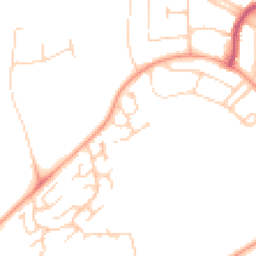 Daytime road noise heatmap for MK41 7FE