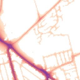 Daytime road noise heatmap for MK41 7LJ