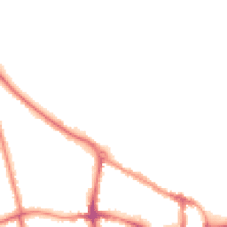 Night-time road noise heatmap for MK41 7SD