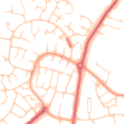 Daytime road noise heatmap for MK41 7TS