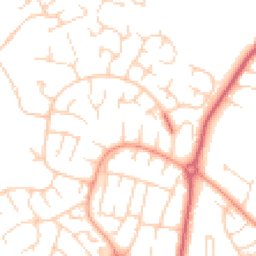 Daytime road noise heatmap for MK41 7UY