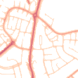 Daytime road noise heatmap for MK41 8AP
