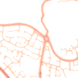Daytime road noise heatmap for MK41 8BE