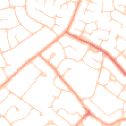 Daytime road noise heatmap for MK41 8EA