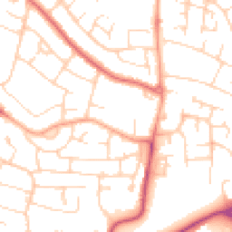 Daytime road noise heatmap for MK41 8HY
