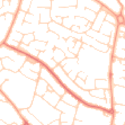Daytime road noise heatmap for MK41 8JD