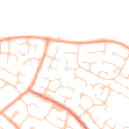 Daytime road noise heatmap for MK41 8QX