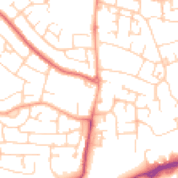 Daytime road noise heatmap for MK41 8RL