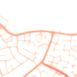Daytime road noise heatmap for MK41 8RQ