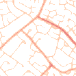 Daytime road noise heatmap for MK41 9BL