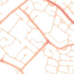 Daytime road noise heatmap for MK41 9DA