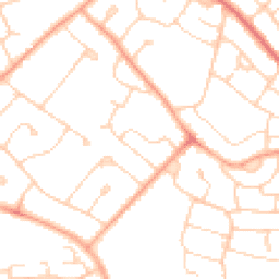 Daytime road noise heatmap for MK41 9DF