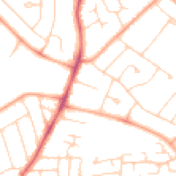 Daytime road noise heatmap for MK41 9DW