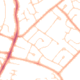 Daytime road noise heatmap for MK41 9EN