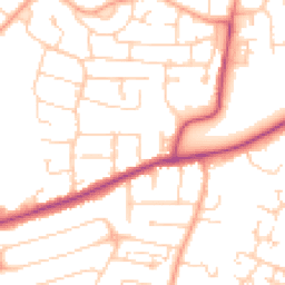 Daytime road noise heatmap for MK41 9LG