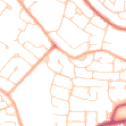 Daytime road noise heatmap for MK41 9LR