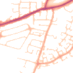Daytime road noise heatmap for MK41 9RG