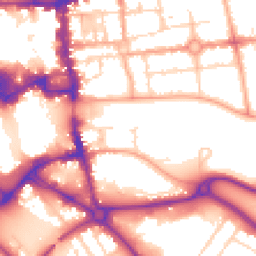 Daytime road noise heatmap for MK42 0AE
