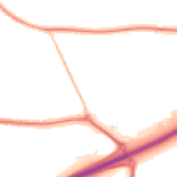 Night-time road noise heatmap for MK42 0AG