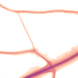 Night-time road noise heatmap for MK42 0AJ