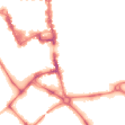 Night-time road noise heatmap for MK42 0AT