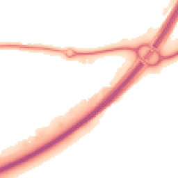 Night-time road noise heatmap for MK42 0AW