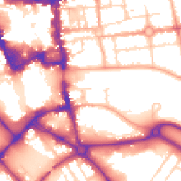 Daytime road noise heatmap for MK42 0AY