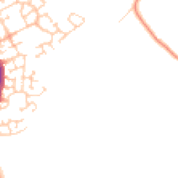 Daytime road noise heatmap for MK42 0BF