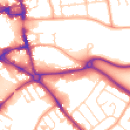 Daytime road noise heatmap for MK42 0BH