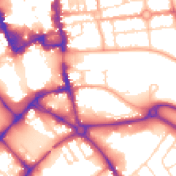 Daytime road noise heatmap for MK42 0BN
