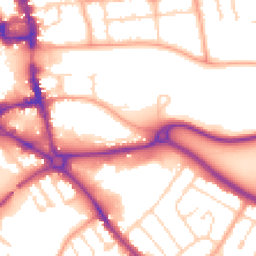 Daytime road noise heatmap for MK42 0BT