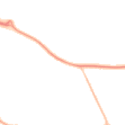 Night-time road noise heatmap for MK42 0DA