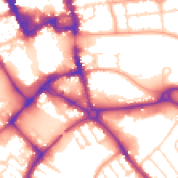 Daytime road noise heatmap for MK42 0DH