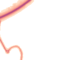 Night-time road noise heatmap for MK42 0DN