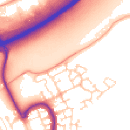 Daytime road noise heatmap for MK42 0DP