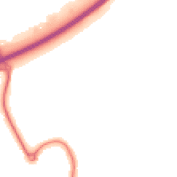 Night-time road noise heatmap for MK42 0DP