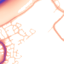 Daytime road noise heatmap for MK42 0DR